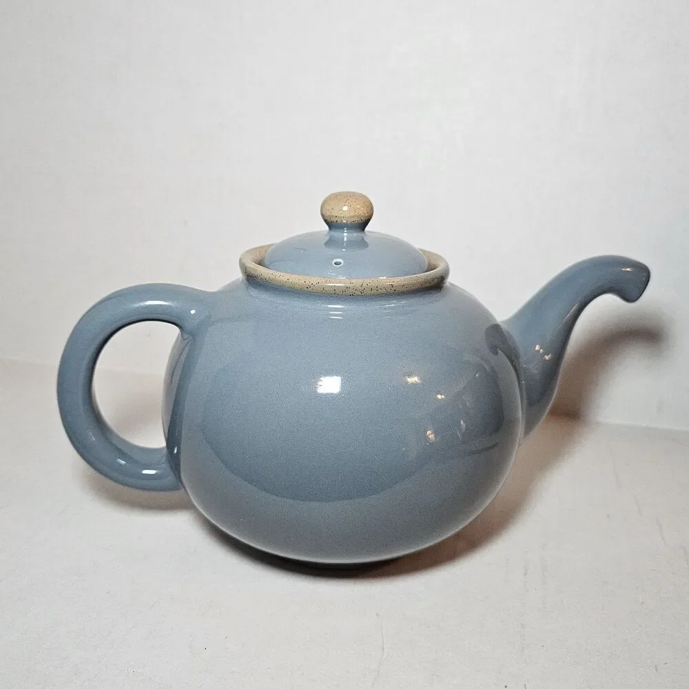 Franciscan Ventura Blue Teapot Johnson Bros Farmhouse Traditional Cottage